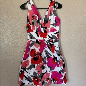 Pink and Red Sleeveless Spring V-Neck‎ Sundress Women’s 6